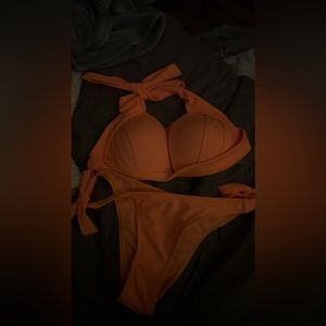 Swimsuit neon orange size xs